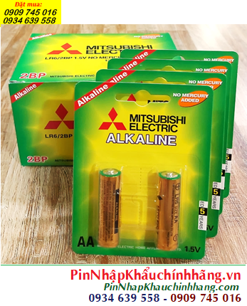 COMBO MUA 1 hộp 12vỉ (24viên) Pin AA 1.5v Alkaline Mitsubishi LR6 _Giá chỉ 239.000đ/Hộp 12vỉ